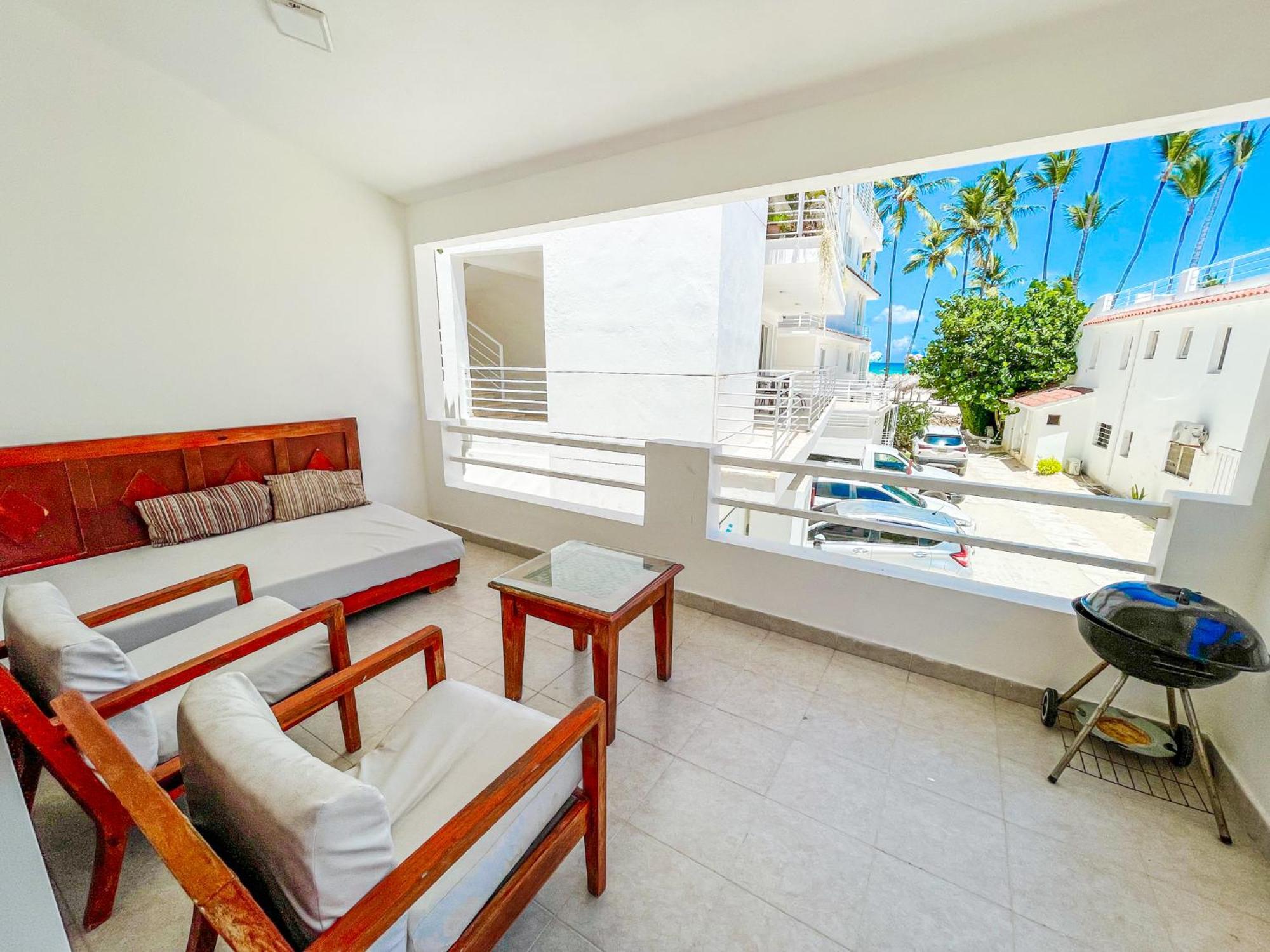 Oceanfront & Garden Vieww Wifi Bbq Parking Corales Club & Hotel Punta Cana
