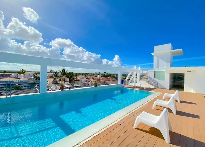 Caribbean Dream Suites With Rooftop Pool Playa Los Corales